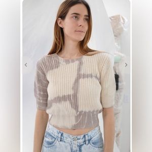 Beklina Tie Dye Story Top Grey - medium/large